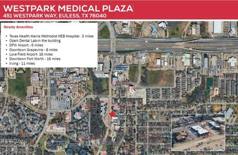 1950 sqft - + NNN FURNISHED DENTAL OFFICE IMMEDIATE MOVE-IN (HEB) Westpark Way, Euless, Tx
