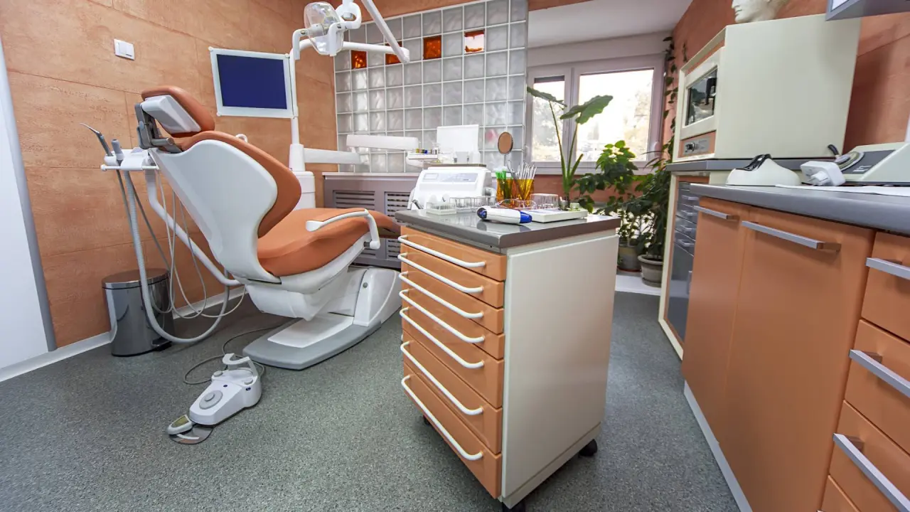 equipment in a modern dentist’s office