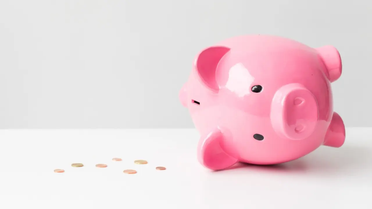 an empty piggy bank represents changes in financial performance